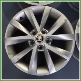 Cerchi in Lega SKODA OCTAVIA (5E) (dal 12/2016) 16 pollici 16" 6.5J 5x112 ET 46 4pz originali usati
