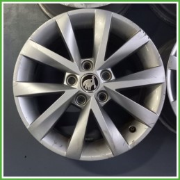 Cerchi in Lega SKODA OCTAVIA (5E) (dal 12/2016) 16 pollici 16" 6.5J 5x112 ET 46 4pz originali usati