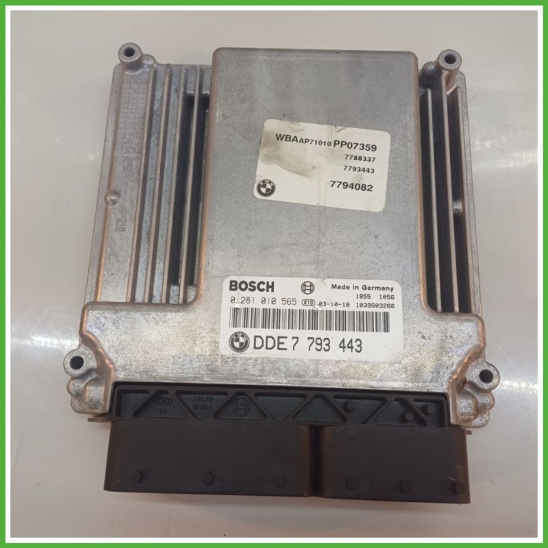 Centralina Motore Iniezione ECU BOSCH 0281010565 BMW Serie 3 E46 110kw 13617788359 2001 2005