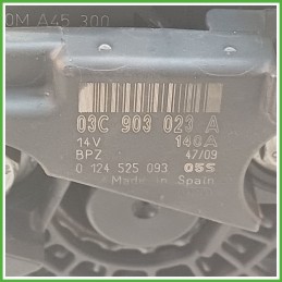 Alternatore BOSCH 0124525093 VOLKSWAGEN TIGUAN 5N 03C903024J