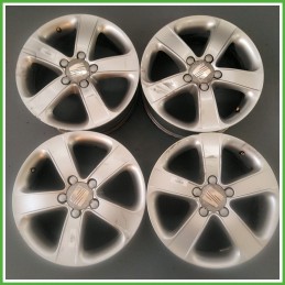 Cerchi in Lega SEAT ALTEA (5P) (dal 03/2004) 16 pollici 16" 6.5J 5x112 ET 50 4pz originali usati