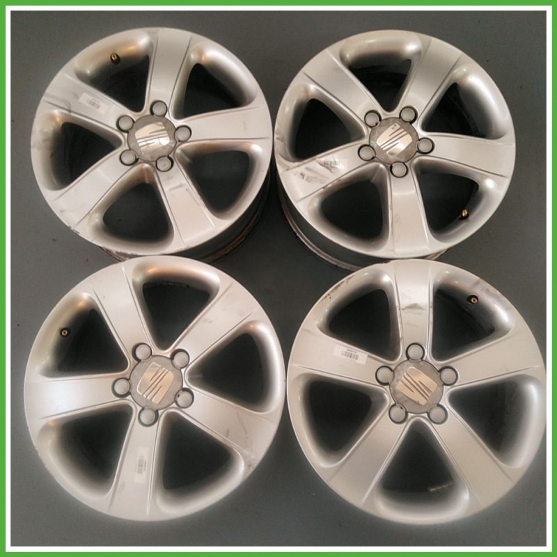 Cerchi in Lega SEAT ALTEA (5P) (dal 03/2004) 16 pollici 16" 6.5J 5x112 ET 50 4pz originali usati
