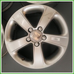 Cerchi in Lega SEAT ALTEA (5P) (dal 03/2004) 16 pollici 16" 6.5J 5x112 ET 50 4pz originali usati