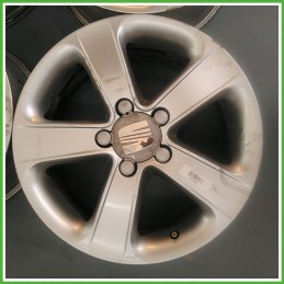 Cerchi in Lega SEAT ALTEA (5P) (dal 03/2004) 16 pollici 16" 6.5J 5x112 ET 50 4pz originali usati