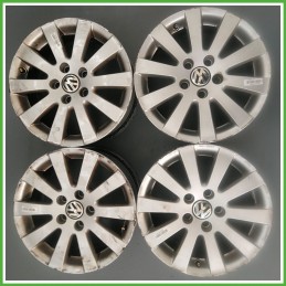Cerchi in Lega VOLKSWAGEN PASSAT (36) (dal 10/2010 al 12/2014) 16 pollici 16" 7.0J 5x112 ET 45 4pz originali usati