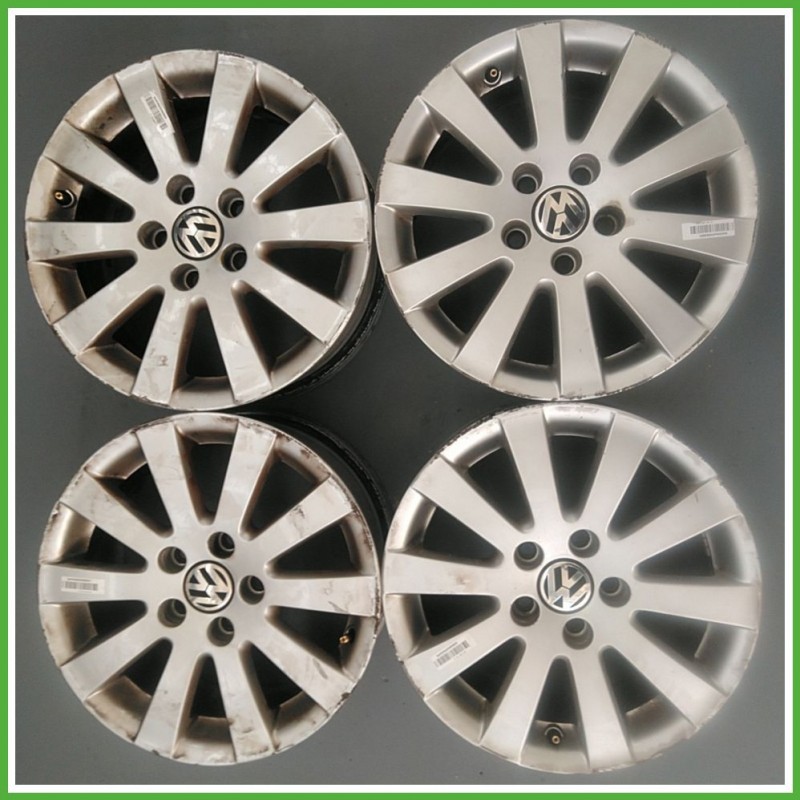 Cerchi in Lega VOLKSWAGEN PASSAT (36) (dal 10/2010 al 12/2014) 16 pollici 16" 7.0J 5x112 ET 45 4pz originali usati
