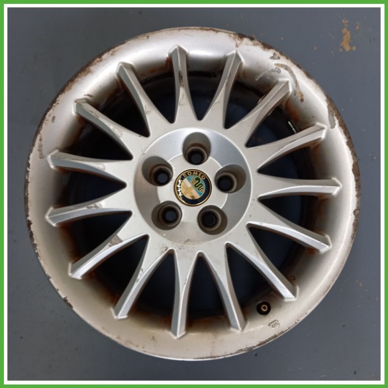 Cerchio Singolo in Lega ALFA ROMEO 147 (W8) (dal 10/2004 al 07/2011) 16 pollici 16" 7.0J 5x98 ET 35 originale usato al pz