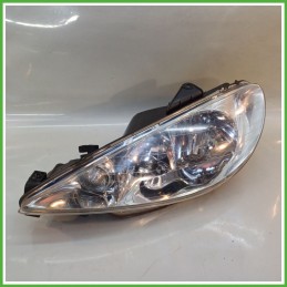 Faro Fanale Proiettore Anteriore Sinistro SX VALEO 89901056 PEUGEOT 206 6204S7 Usato