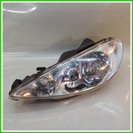 Faro Fanale Proiettore Anteriore Sinistro SX VALEO 89901056 PEUGEOT 206 6204S7 Usato
