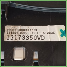 Quadro strumenti contachilometri tachimetro VDO 110.008.898.8029 OPEL CORSA X01 1.0 12V 93179401