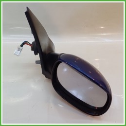 Specchio Specchietto Retrovisore Destro DX BLU PEUGEOT 206 1998 2009 MAGNETI MARELLI Originale Usato