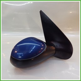 Specchio Specchietto Retrovisore Destro DX BLU PEUGEOT 206 1998 2009 MAGNETI MARELLI Originale Usato