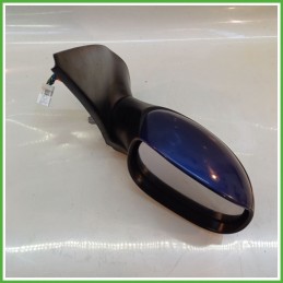 Specchio Specchietto Retrovisore Destro DX BLU PEUGEOT 206 1998 2009 MAGNETI MARELLI Originale Usato