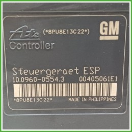 Centralina ABS Modulo Pompa ATE 10.0960-0554.3 93191515 OPEL ASTRA A04 Originale Usato