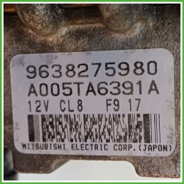 Alternatore MITSUBISHI A005TA6391A PEUGEOT 206 57052C