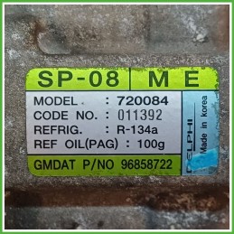 Compressore Clima AC Aria Condizionata GMDAT SP-08ME CHEVROLET (DAEWOO) MATIZ M200 96406678