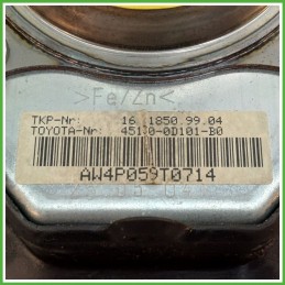 Airbag Guidatore Sinistro SX TOYOTA YARIS FRP 1.3 16V 451300D101B0 2001 2005