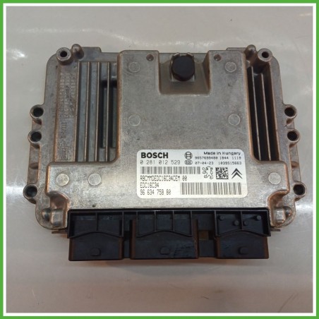 Centralina Motore Iniezione ECU BOSCH 0281012529 PEUGEOT 207 1.4 50kw 1943H9 2006 2009