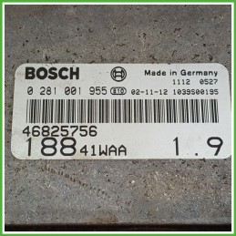 Centralina Motore Iniezione ECU BOSCH 0281001955 FIAT PUNTO 1N/1P 1.9 JTD 63kw 46815965 1999 2005
