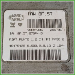 Centralina Motore Iniezione ECU MAGNETI MARELLI IAW8F.5T FIAT PUNTO 1a Serie 54kw 46521697 1993 1999