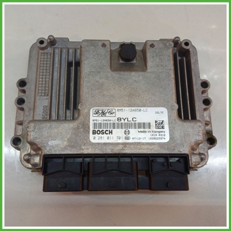 Centralina Motore Iniezione ECU BOSCH 0281011701 FORD FOCUS CB4 1.6 66kw 8M51-12A650-LC 2008 2011
