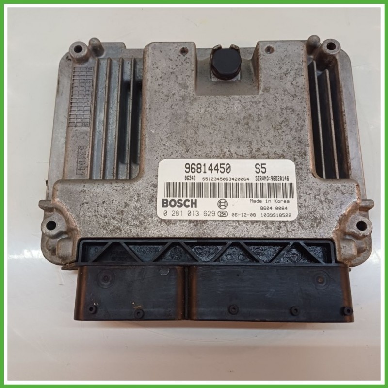 Centralina Motore Iniezione ECU BOSCH 0281013629 CHEVROLET (DAEWOO) EPICA V250 2.0 16V 110kw 25180942 2006 2010