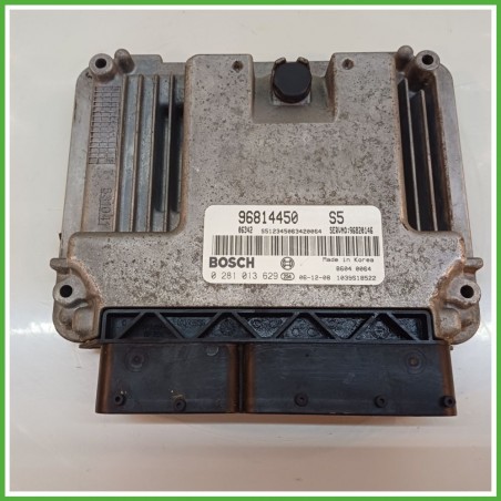 Centralina Motore Iniezione ECU BOSCH 0281013629 CHEVROLET (DAEWOO) EPICA V250 2.0 16V 110kw 25180942 2006 2010