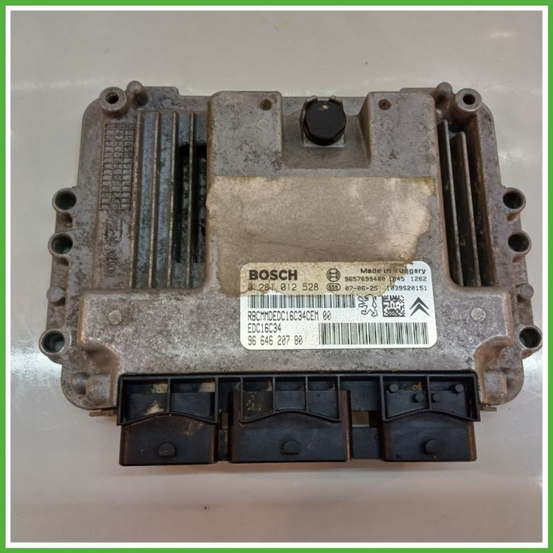 Centralina Motore Iniezione ECU BOSCH 0281012528 PEUGEOT 206 1.4 50kw 1940WV 1998 2009