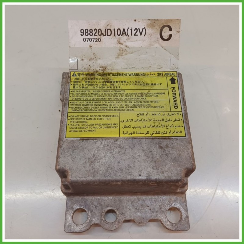 Centralina Airbag NISSAN 070720C NISSAN QASHQAI J10E/JJ10E 1.6 16V 98820JD10A 2007 2010