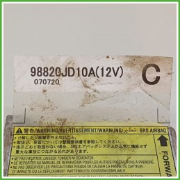 Centralina Airbag NISSAN 070720C NISSAN QASHQAI J10E/JJ10E 1.6 16V 98820JD10A 2007 2010