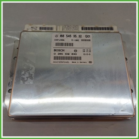 Centralina Controllo Elettronico Stabilita ESP+HBA BOSCH 0265109630 MERCEDES-BENZ Classe A W168 CDI 1685453532Q01 2001 2004