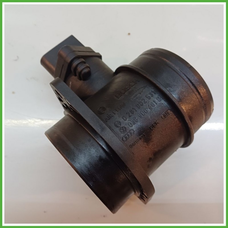 Debimetro Misuratore Massa Aria BOSCH 0281002531 VOLKSWAGEN GOLF 1J 1.9 TDI 038906461C 1997 2006
