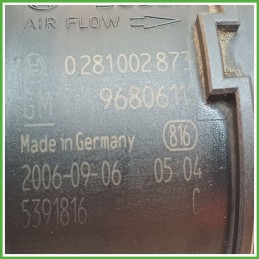 Debimetro Misuratore Massa Aria BOSCH 0281002873 CHEVROLET (DAEWOO) EPICA V250 2.0 16V 96806111 2006 2010