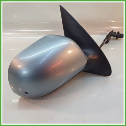Specchio Specchietto Retrovisore Destro DX AZZURRO SKODA FABIA 6Y 2000 2007 MAGNA 012659 Originale Usato
