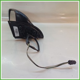 Specchio Specchietto Retrovisore Sinistro SX NERO PEUGEOT 307 2001 2006 Originale Usato
