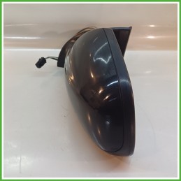 Specchio Specchietto Retrovisore Sinistro SX NERO PEUGEOT 307 2001 2006 Originale Usato