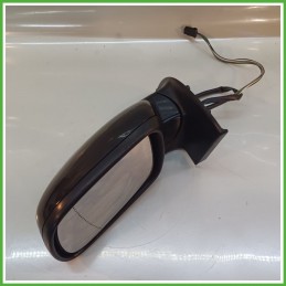 Specchio Specchietto Retrovisore Sinistro SX NERO PEUGEOT 307 2001 2006 Originale Usato