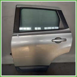 Porta Portiera Sportello Posteriore Sinistra SX GRIGIO SCURO NISSAN QASHQAI J10E/JJ10E SUV 2007 2010 Originale Usato