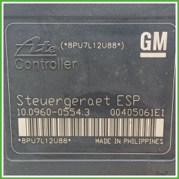 Centralina ABS Modulo Pompa ATE 10.0960-0554.3 93191515 OPEL ASTRA A04 Originale Usato
