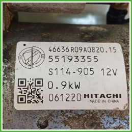 Motorino Avviamento HITACHI S114.905 LANCIA YPSILON TE 46813058