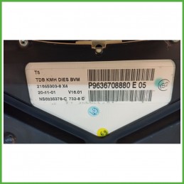 Quadro strumenti contachilometri tachimetro SAGEM 21655303-8XA PEUGEOT 307 2.0 6103F6