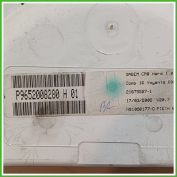 Quadro strumenti contachilometri tachimetro SAGEM 21675597-1 CITROEN C3 1a Serie 1.4 6105WL