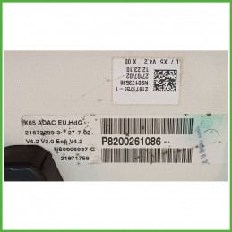 Quadro strumenti contachilometri tachimetro SAGEM 21672299-3 RENAULT CLIO 2a Serie 1.5 dCi 8200261119