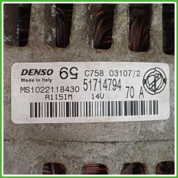 Alternatore DENSO MS1022118430 FIAT PANDA 2Q 51714794