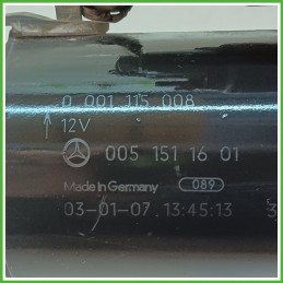 Motorino Avviamento BOSCH 0001115008 MERCEDES-BENZ Classe A W168 A0051511601