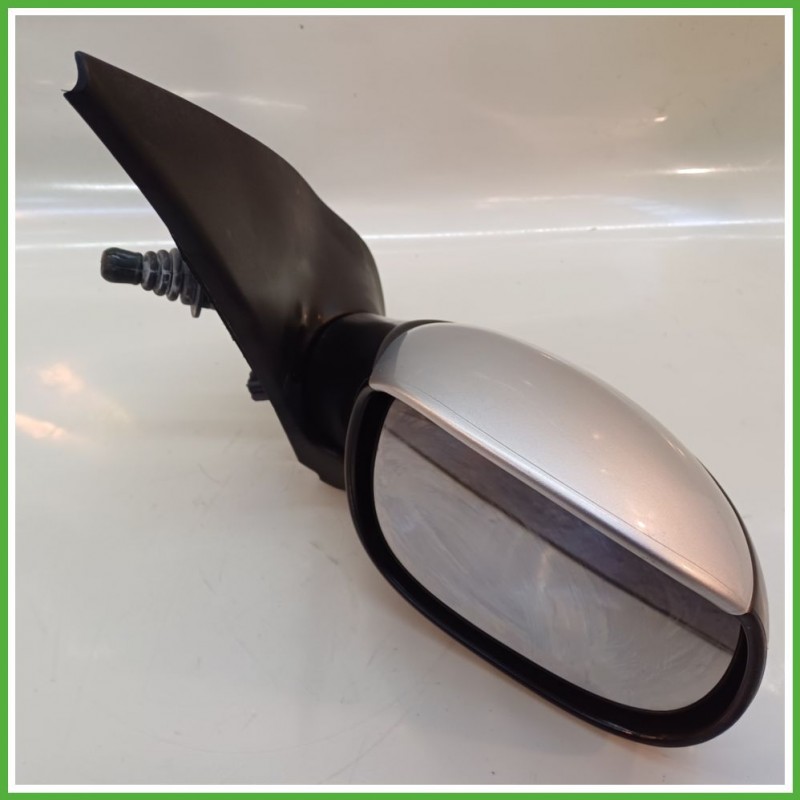 Specchio Specchietto Retrovisore Destro DX GRIGIO PEUGEOT 206 1998 2009 MAGNETI MARELLI 018015 Originale Usato