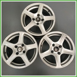 Cerchio Singolo in Lega CITROEN C3 (A51) (dal 09/2009 al 06/2013) 15 pollici 15" 6.5J 4x108 ET 14 originale usato al pz