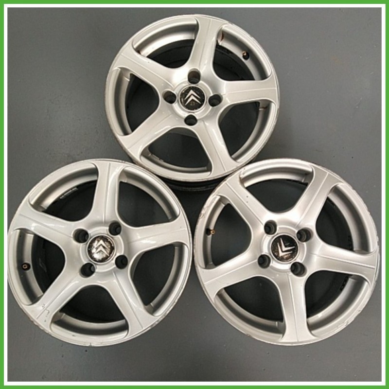 Cerchio Singolo in Lega CITROEN C3 (A51) (dal 09/2009 al 06/2013) 15 pollici 15" 6.5J 4x108 ET 14 originale usato al pz