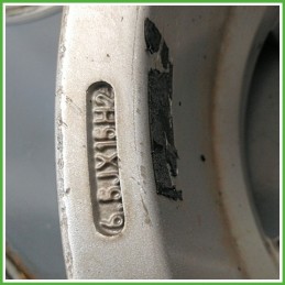 Cerchio Singolo in Lega CITROEN C3 (A51) (dal 09/2009 al 06/2013) 15 pollici 15" 6.5J 4x108 ET 14 originale usato al pz