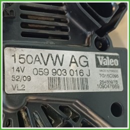 Alternatore VALEO TG15C095 AUDI A5/S5 8T 059903016JV